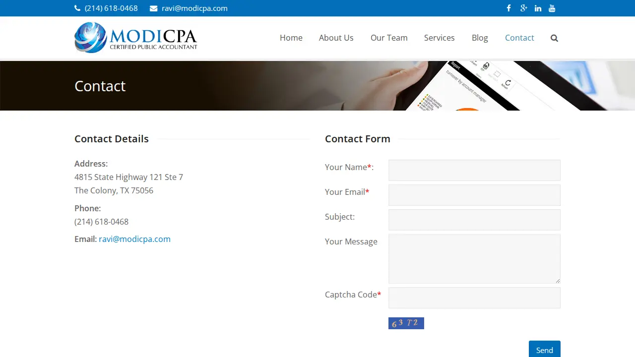 Modi CPA page