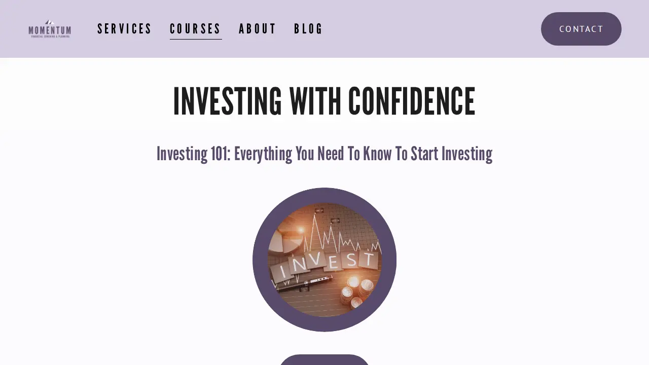Momentum Financial Planning LLC page