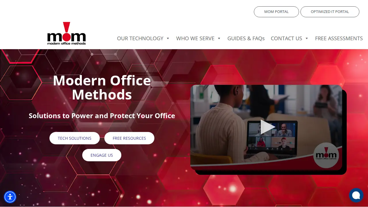 Modern Office Methods, Westerville website