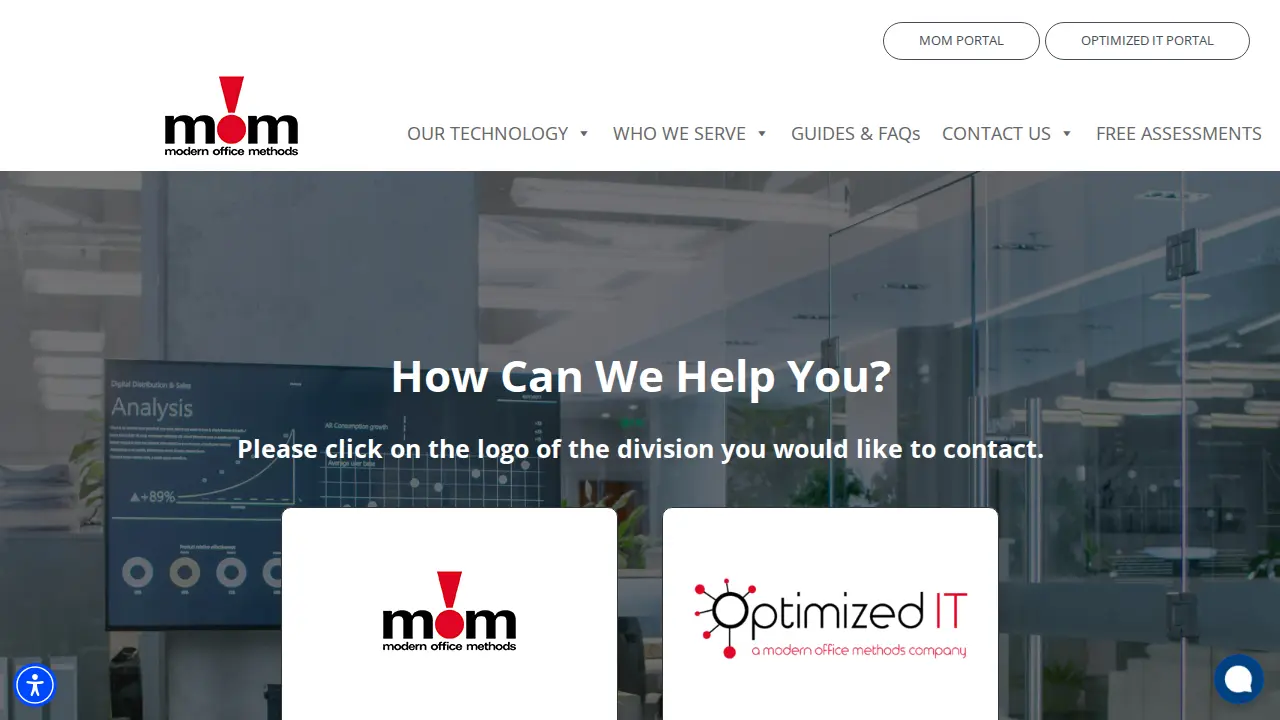 Modern Office Methods, Westerville page