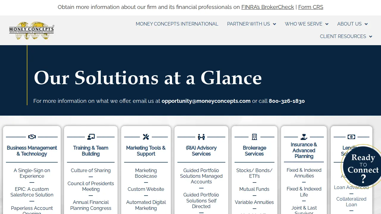 Money Concepts page