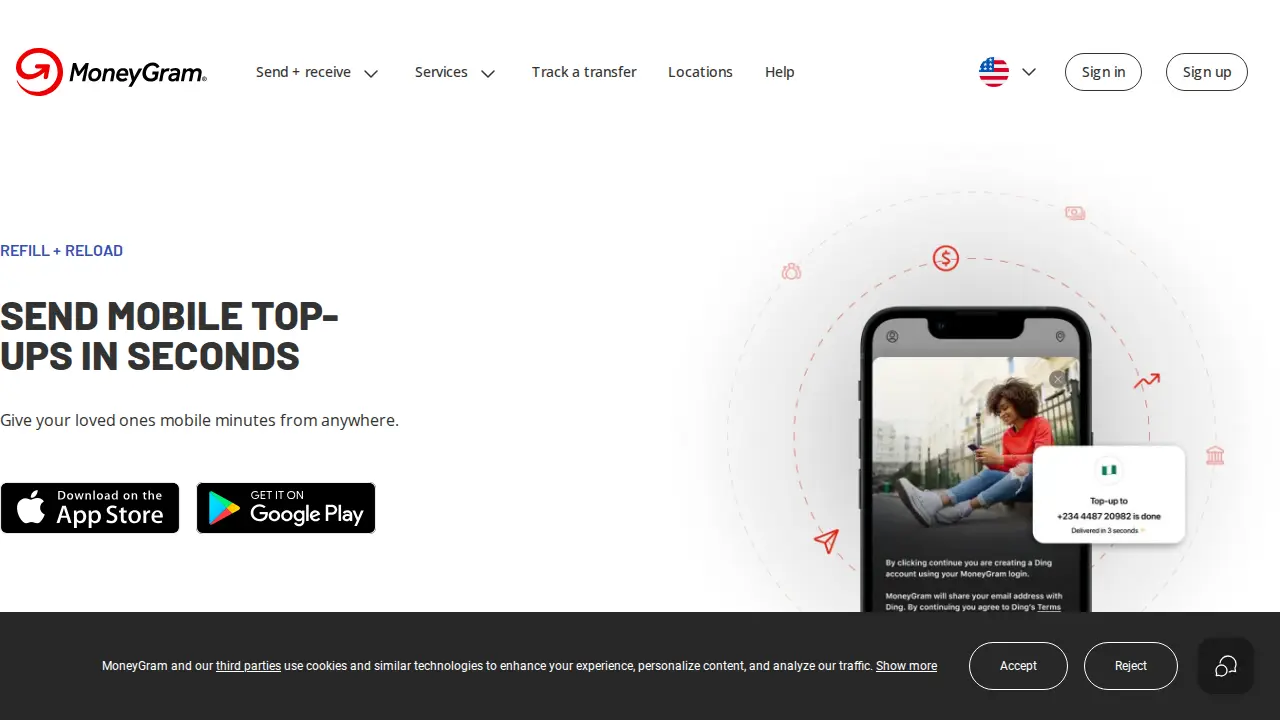 MoneyGram page