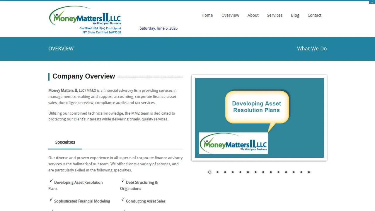 Money Matters, LLC page
