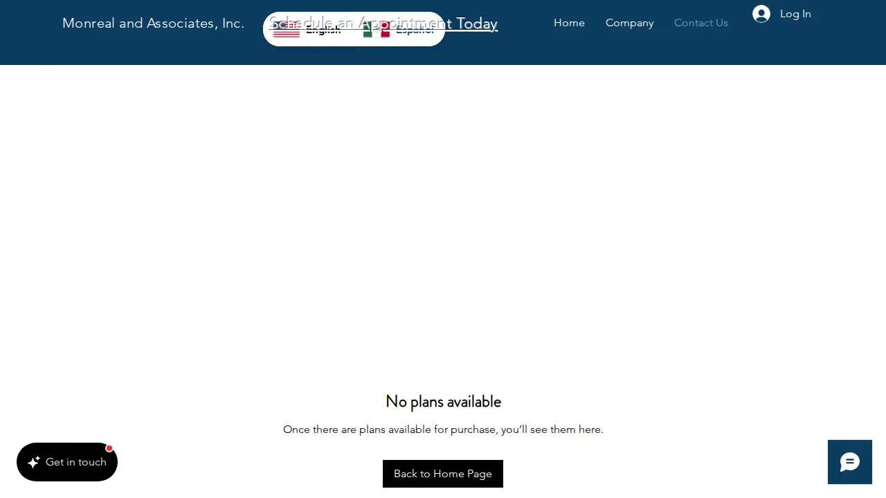Monreal & Associates, Inc. page