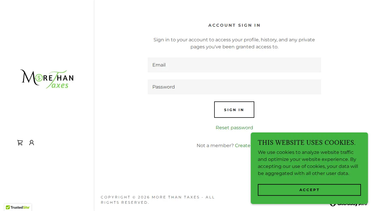 MORE THAN TAXES page