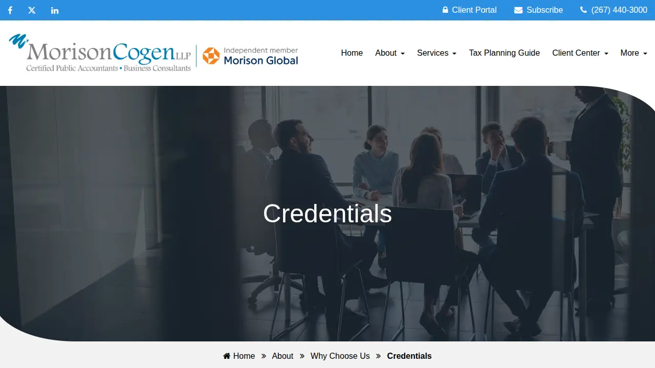 Morison Cogen LLP page