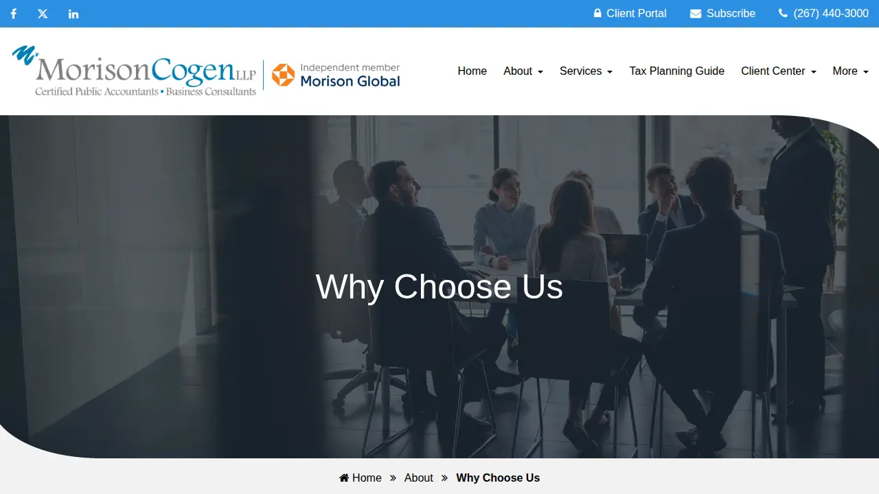 Morison Cogen LLP page