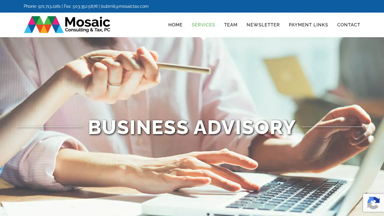 Mosaic Consulting & Tax, PC page