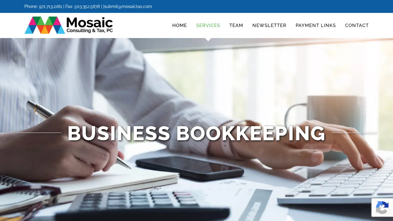 Mosaic Consulting & Tax, PC page