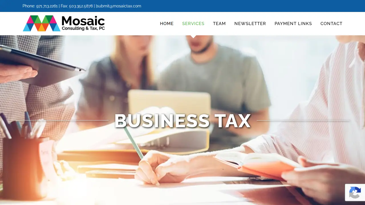 Mosaic Consulting & Tax, PC page