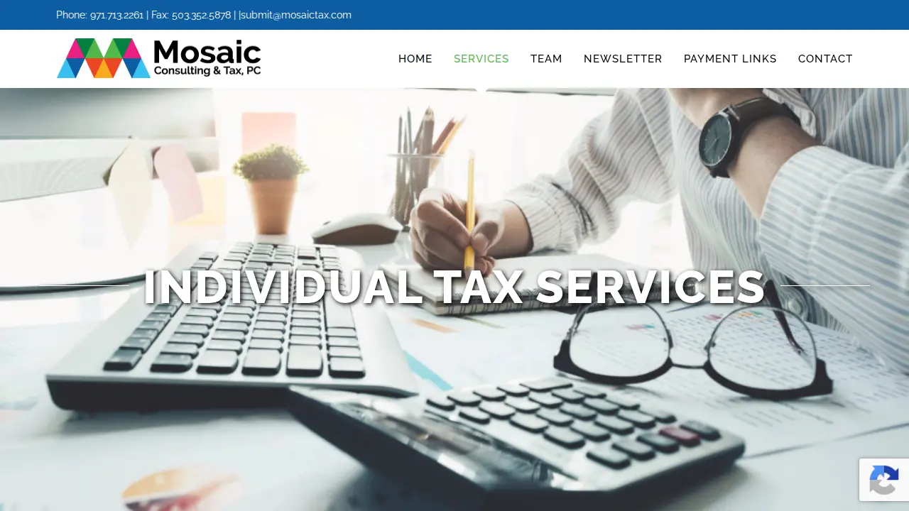 Mosaic Consulting & Tax, PC page