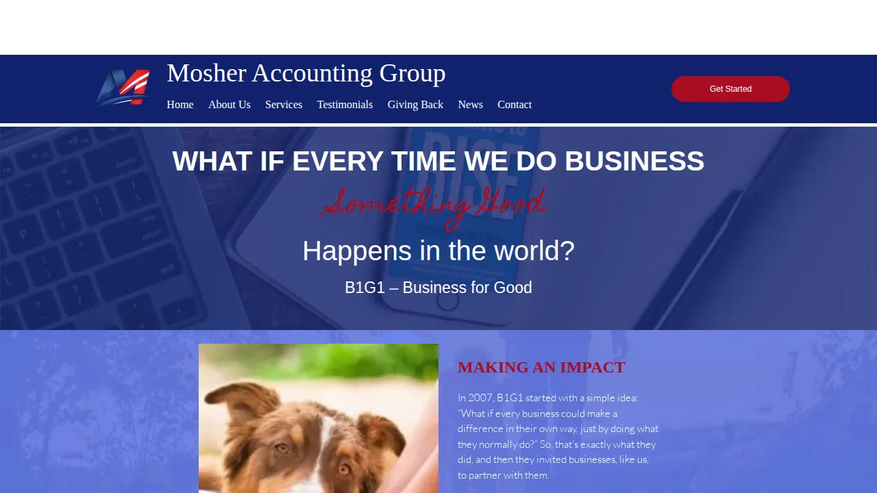 Mosher Accounting Group LLC page