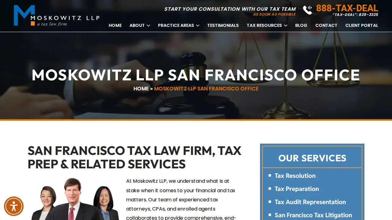 Moskowitz LLP page
