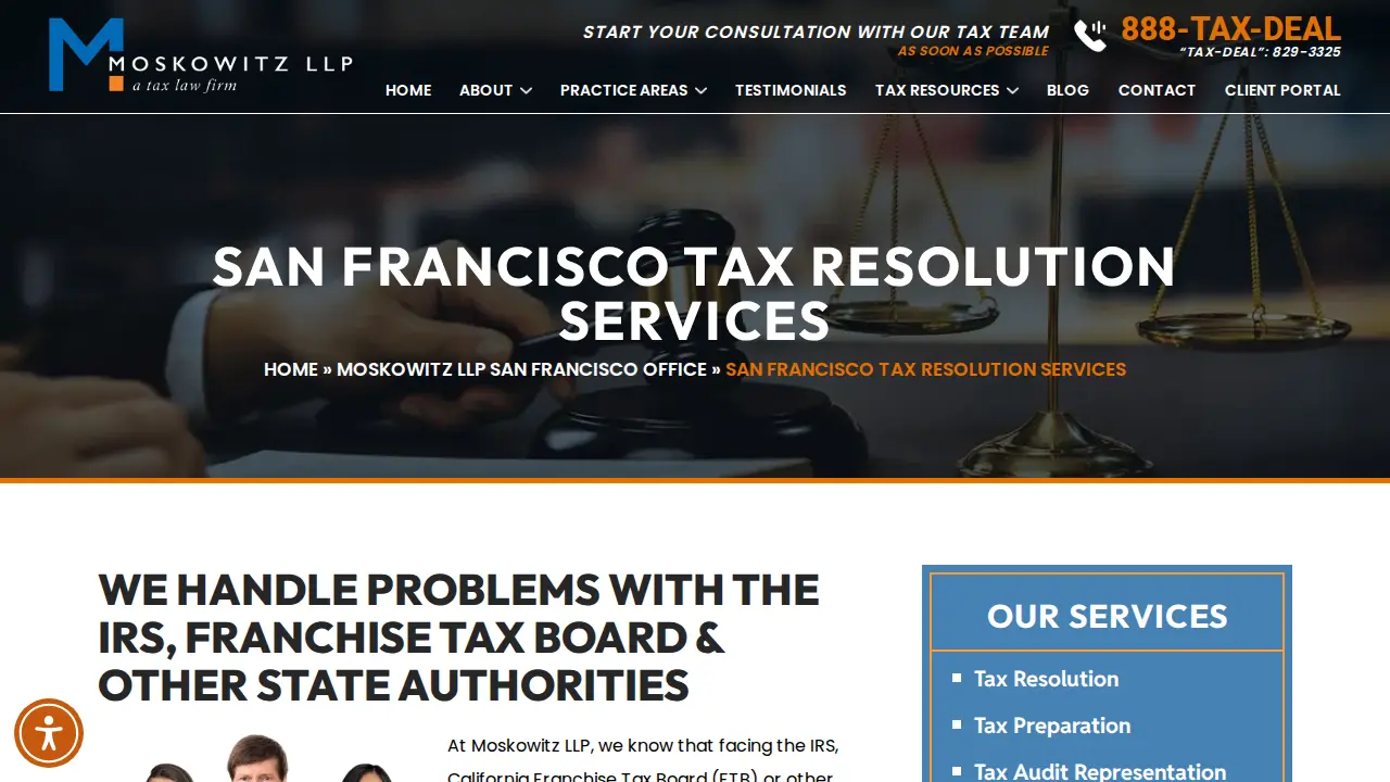 Moskowitz LLP page