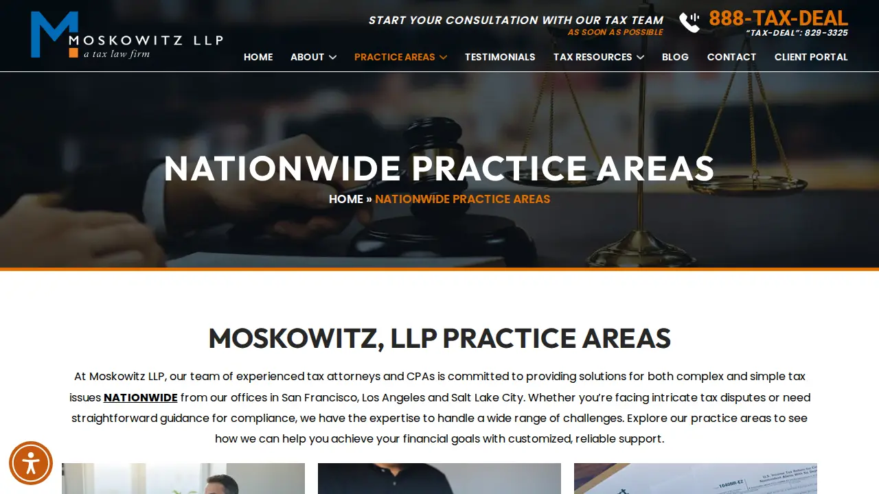 Moskowitz LLP page