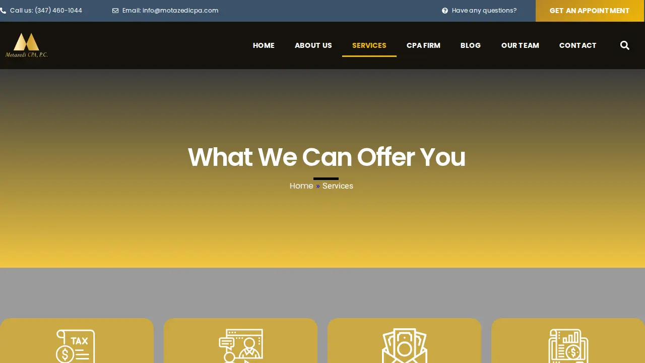 Motazedi CPA, P.C. page