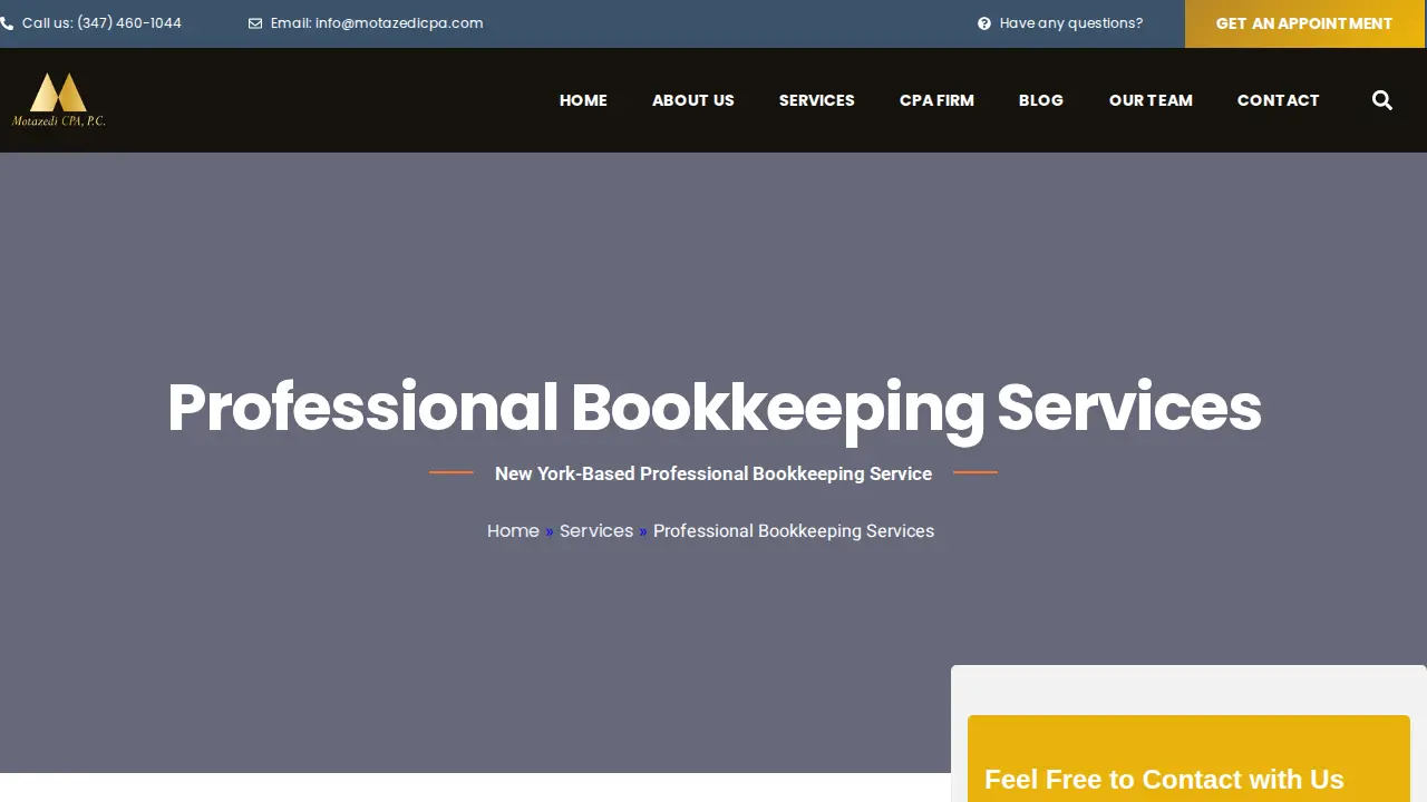 Motazedi CPA, P.C. page