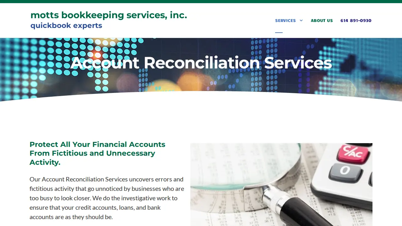 Motts Bookkeeping Services Inc page