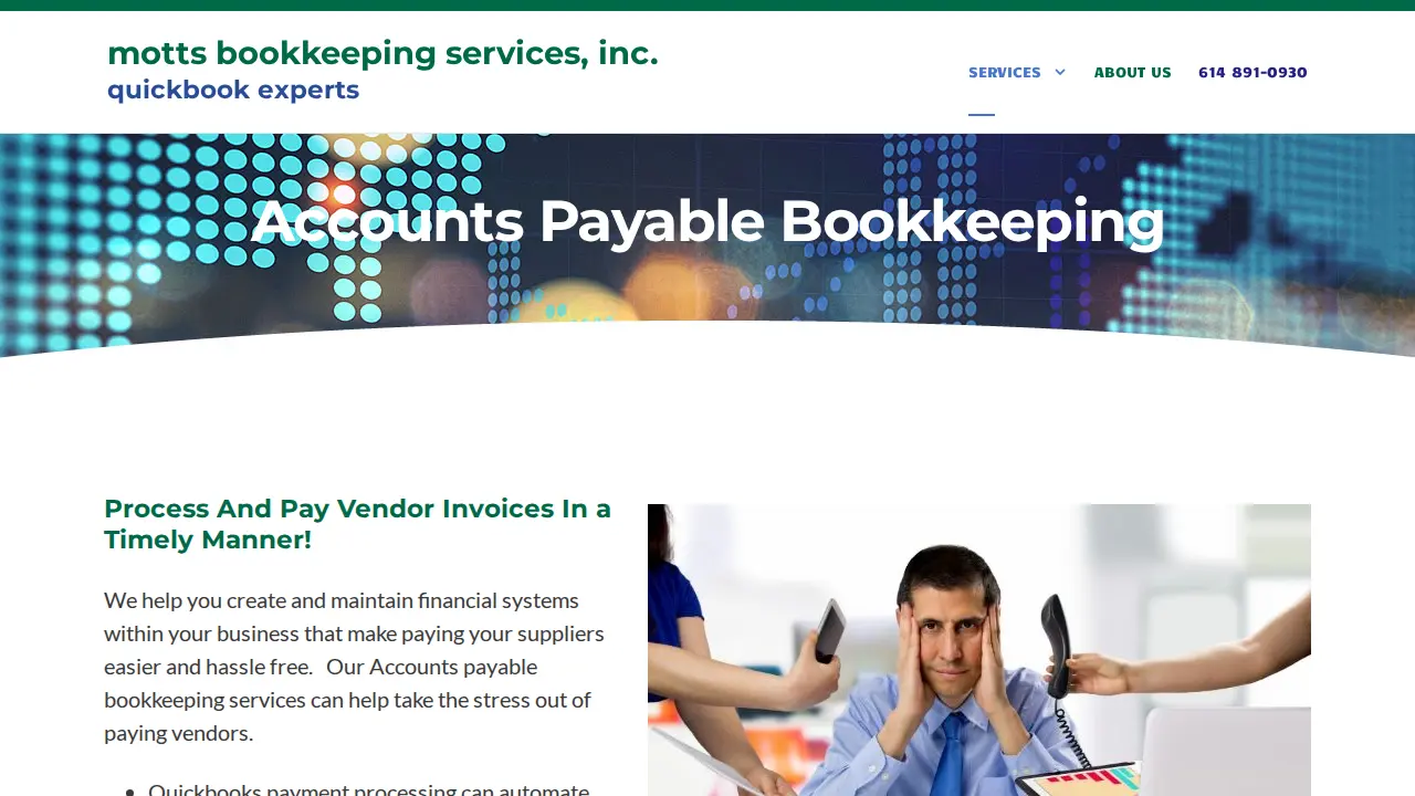 Motts Bookkeeping Services Inc page