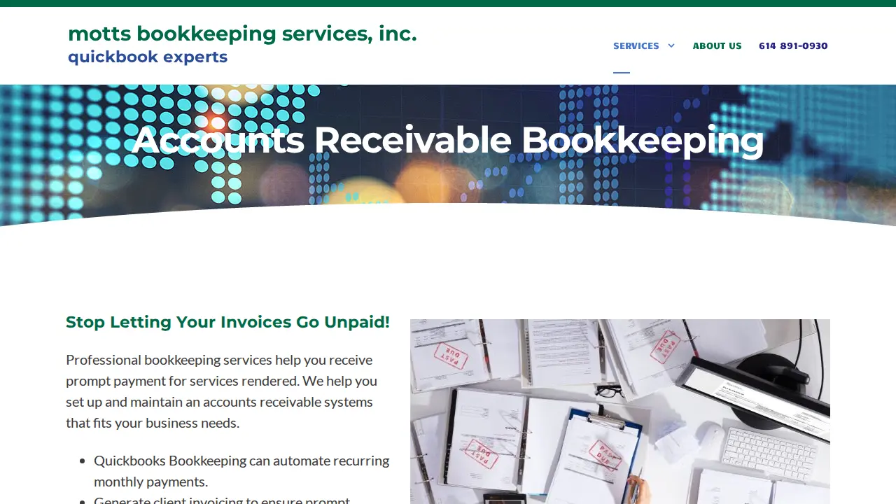 Motts Bookkeeping Services Inc page