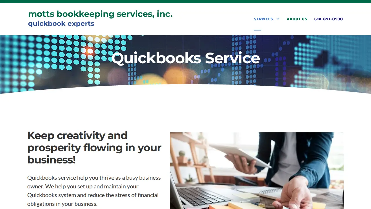 Motts Bookkeeping Services Inc page