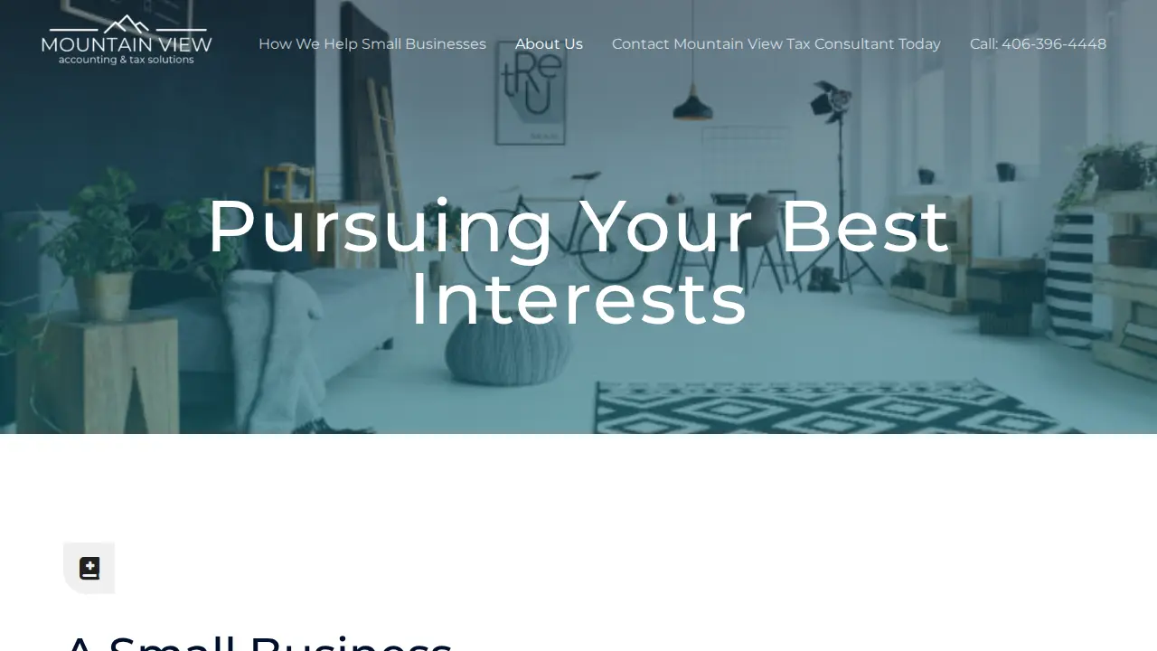 Mountain View Accounting & Tax Solutions page