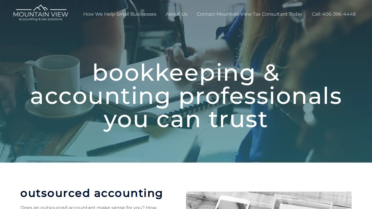 Mountain View Accounting & Tax Solutions page