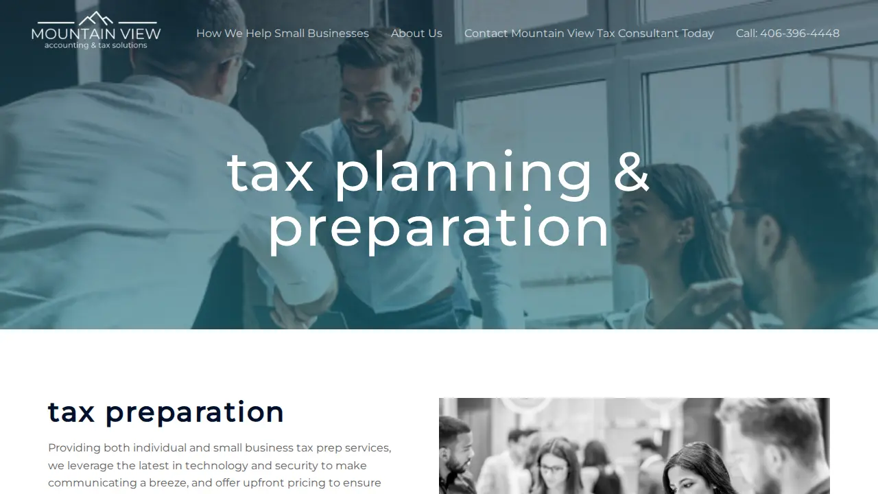 Mountain View Accounting & Tax Solutions page