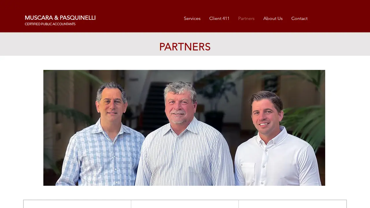 Muscara & Pasquinelli CPA'S page