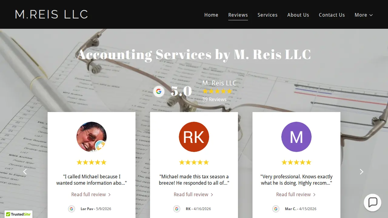 M. Reis LLC page
