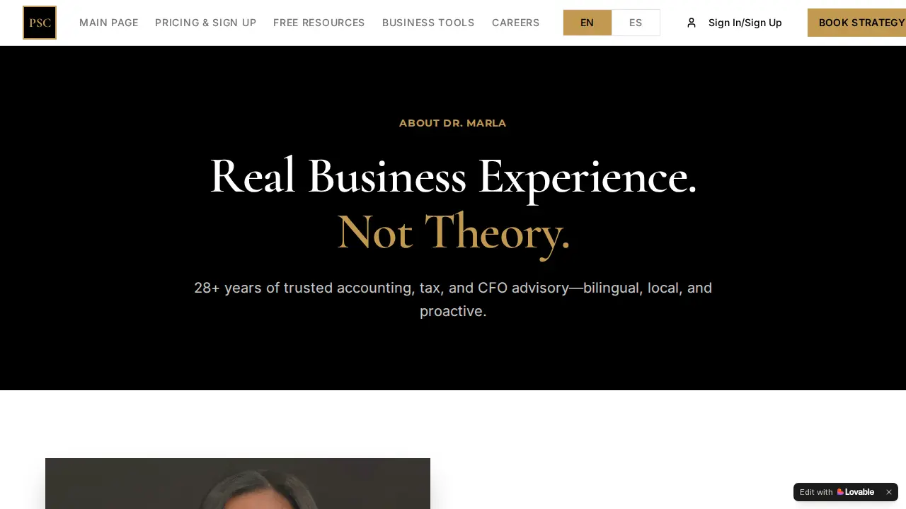 Premium Services Corporation page