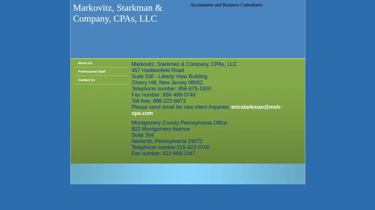Markovitz Starkman & Co page
