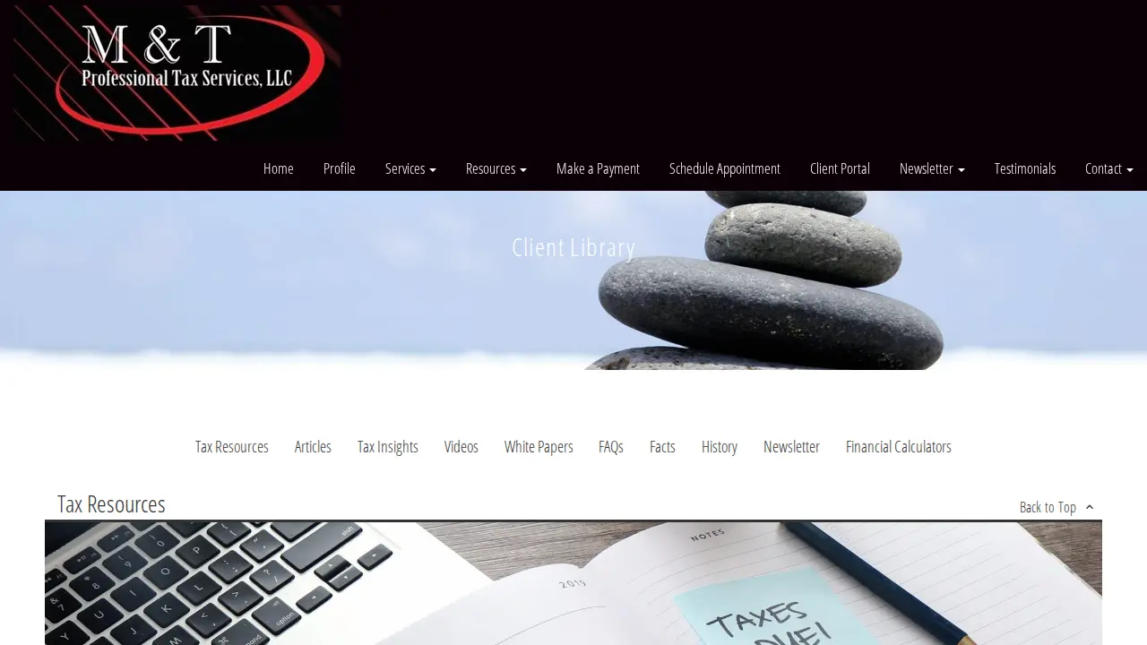 M&T Professional Tax Services LLC page