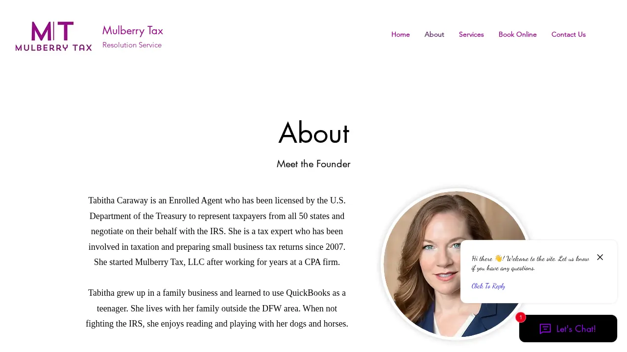 Mulberry Tax page