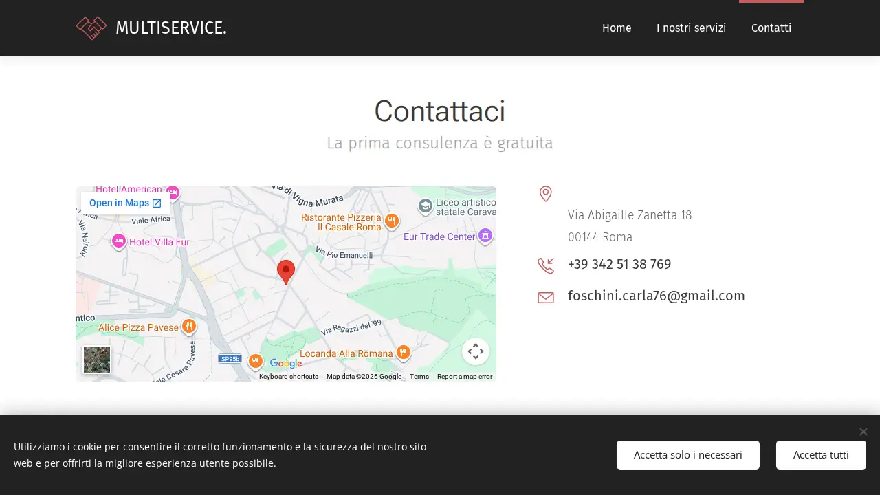 Multiservice page
