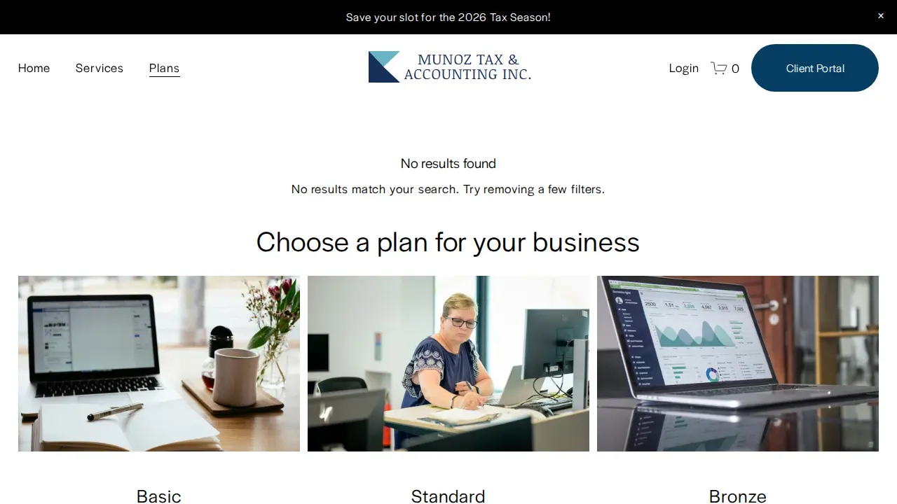 Munoz Tax & Accounting Inc. page