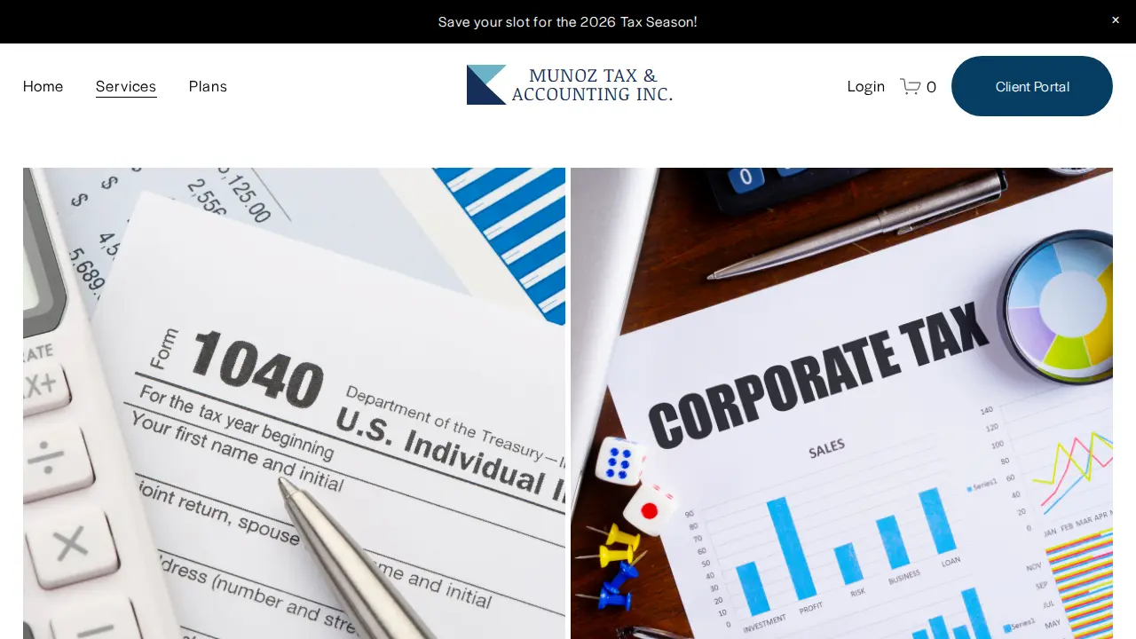Munoz Tax & Accounting Inc. page