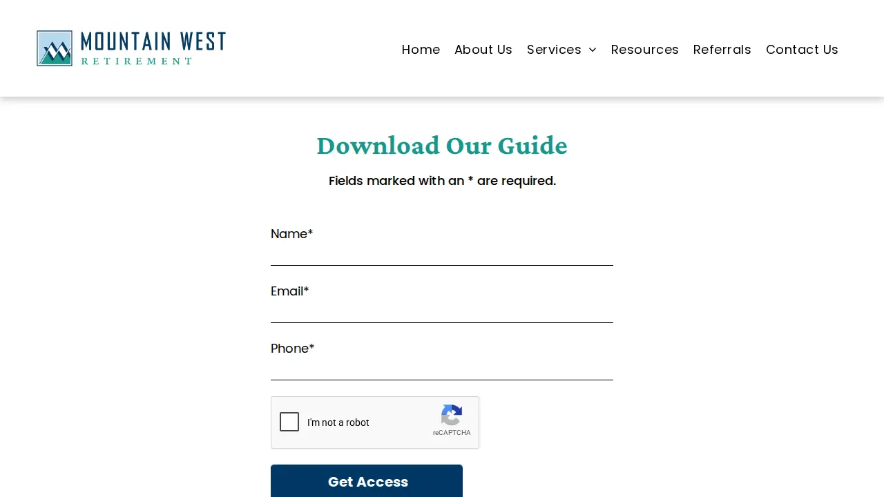 Mountain West Retirement, LLC page