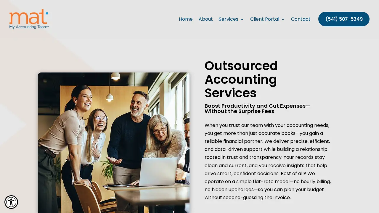 My Accounting Team page