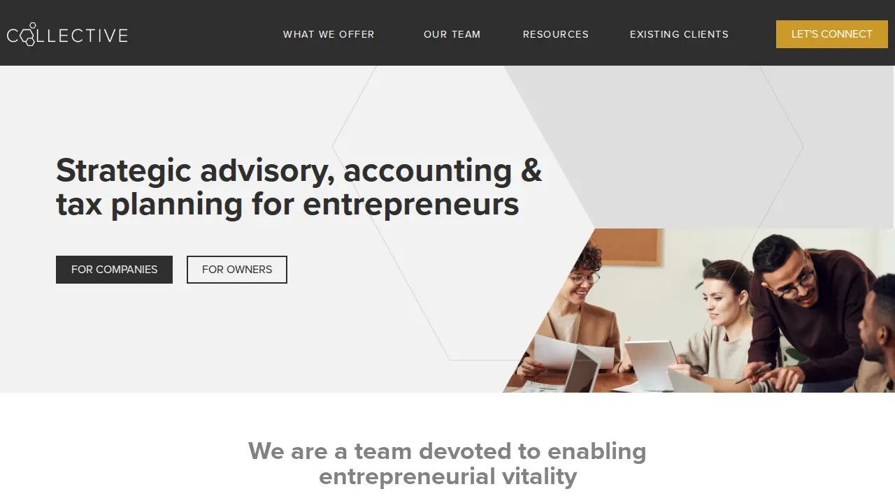 Collective CPAs & Advisors page