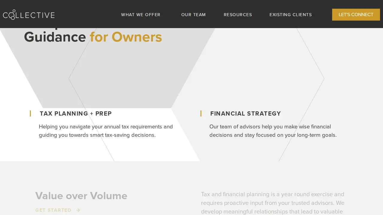 Collective CPAs & Advisors page