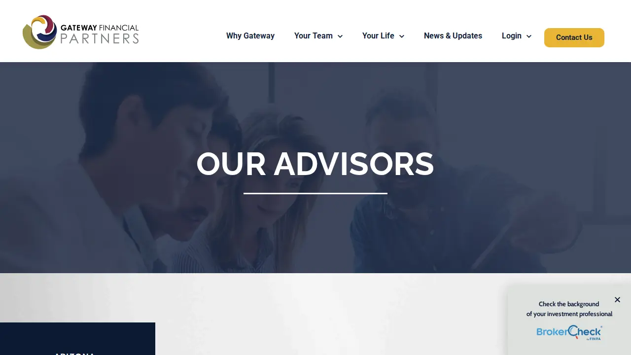 Gateway Financial Partners | William J. Goldsmith, CFP®, CLU® page