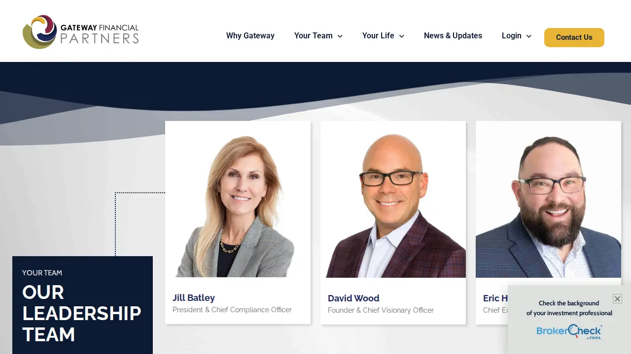 Gateway Financial Partners | William J. Goldsmith, CFP®, CLU® page