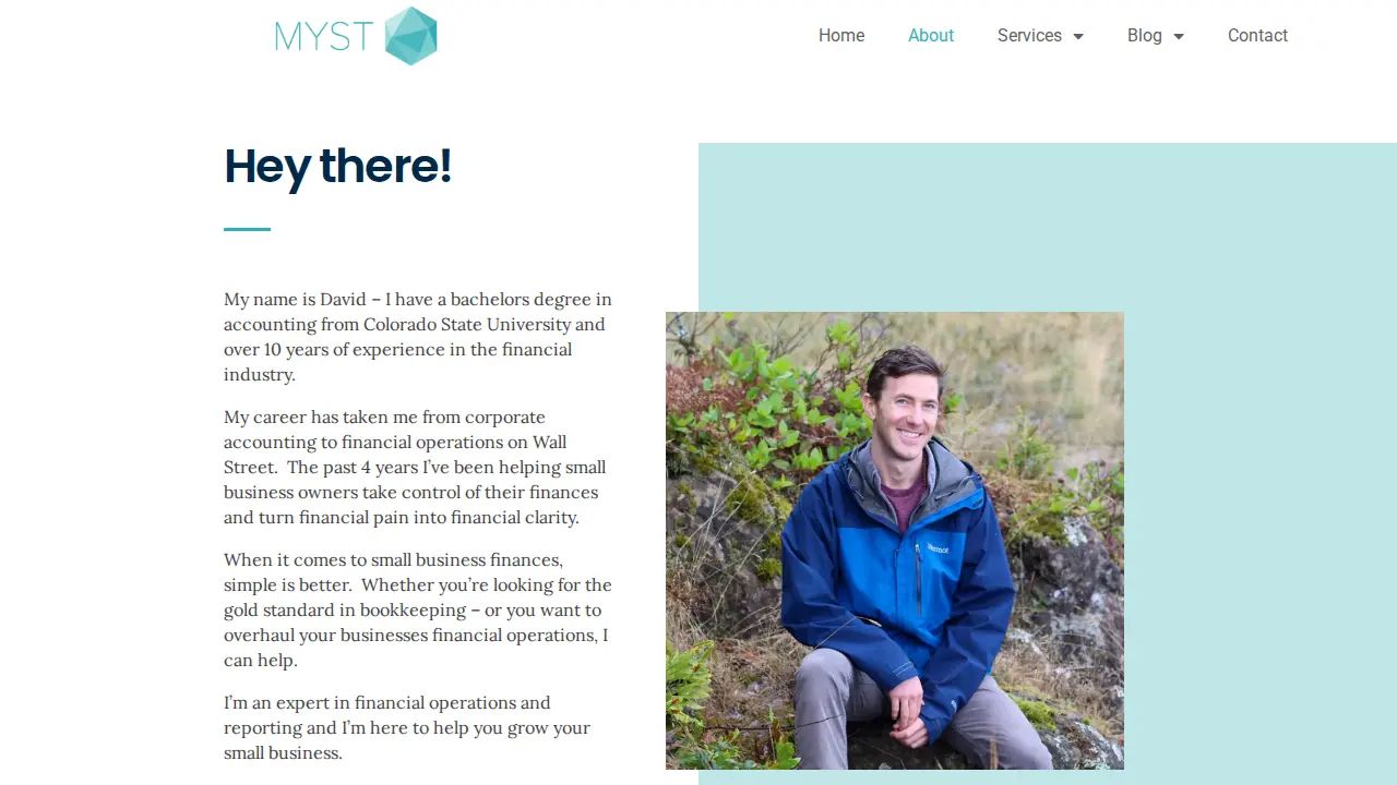 Myst Bookkeeping page