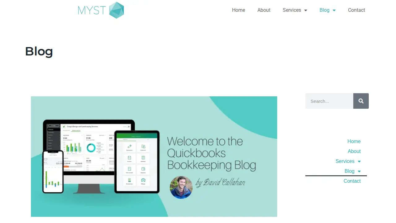 Myst Bookkeeping page