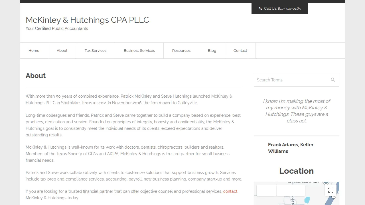McKinley & Hutchings CPA PLLC page