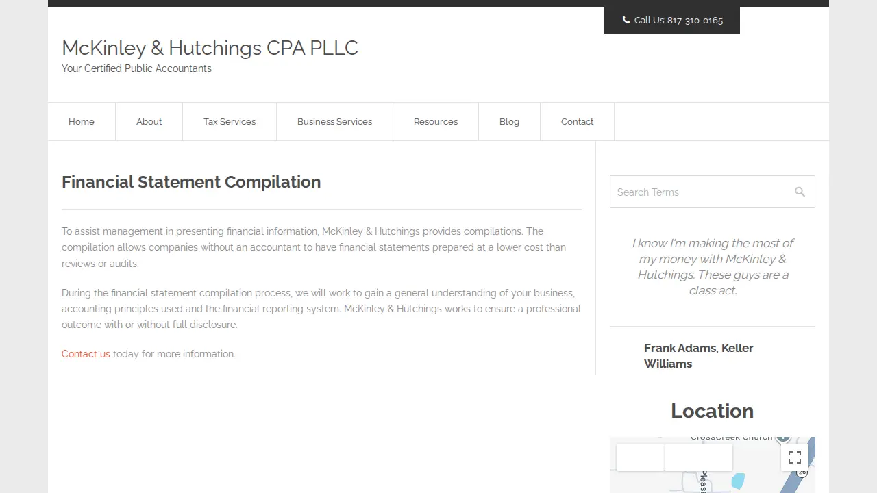 McKinley & Hutchings CPA PLLC page