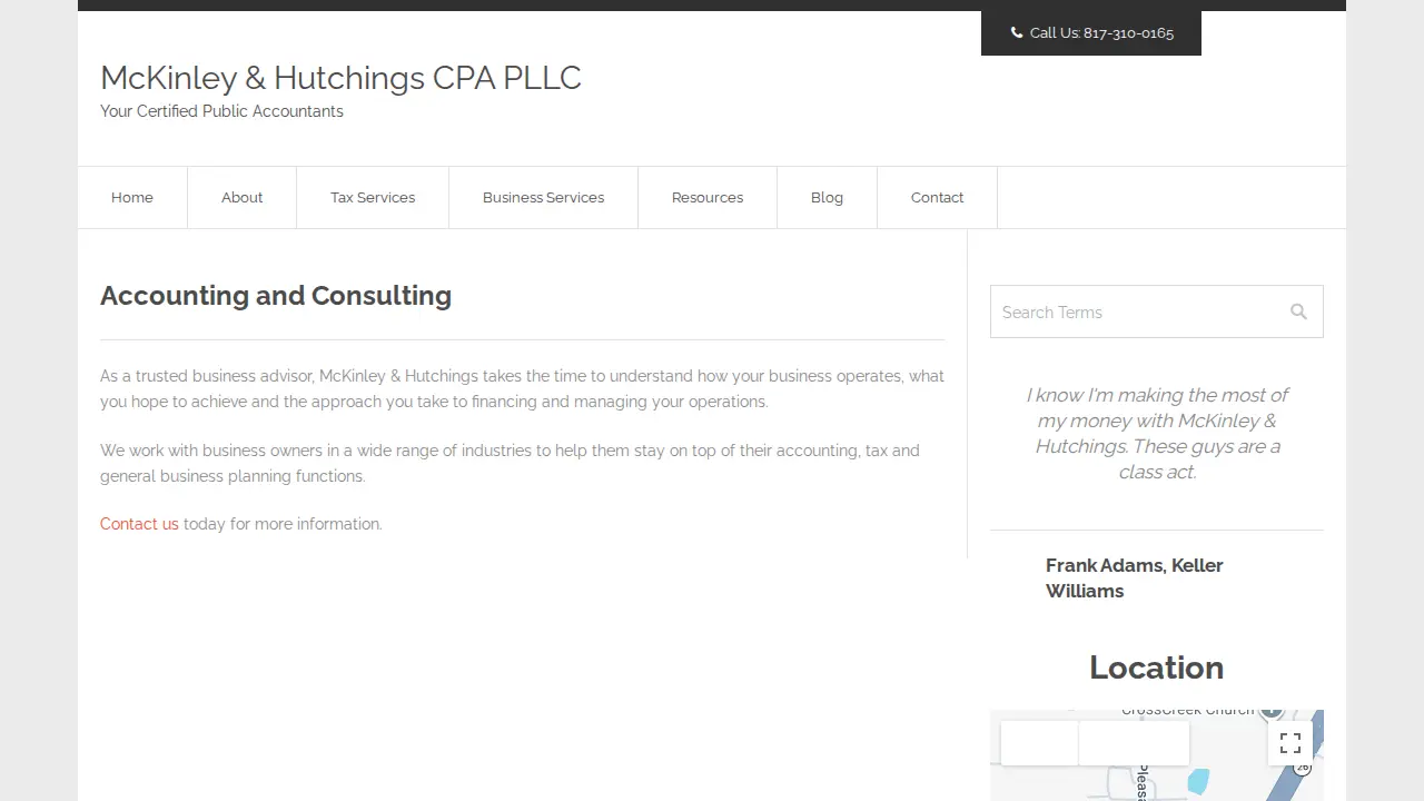 McKinley & Hutchings CPA PLLC page