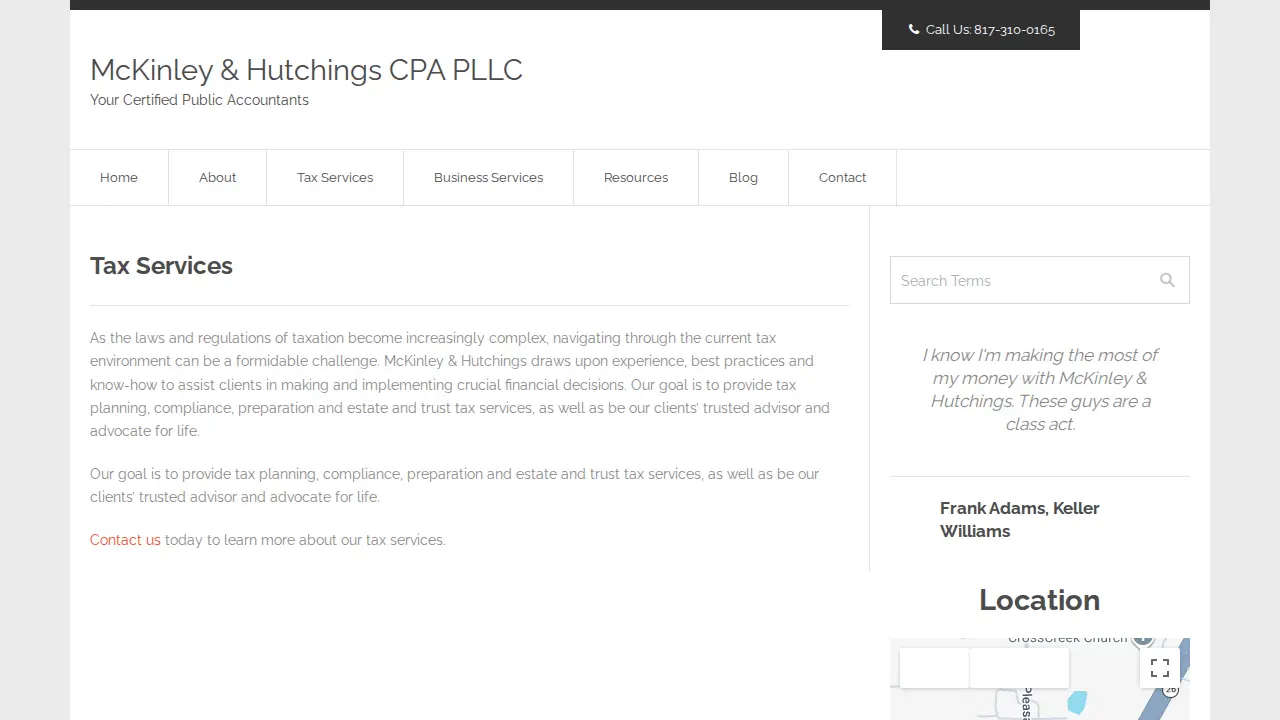 McKinley & Hutchings CPA PLLC page