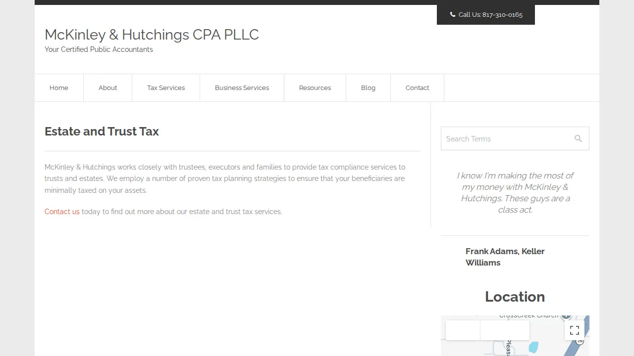 McKinley & Hutchings CPA PLLC page
